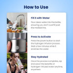 Hydrohealth Hydrogen Water Bottle image